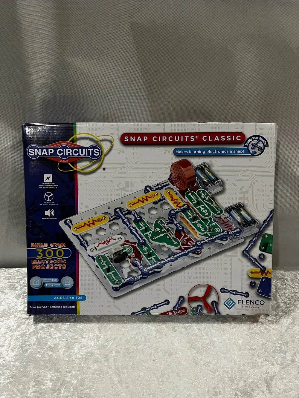 Snap Circuits 300-in-1 Science Kits Educational Electrical Circuit Board Toy 8+